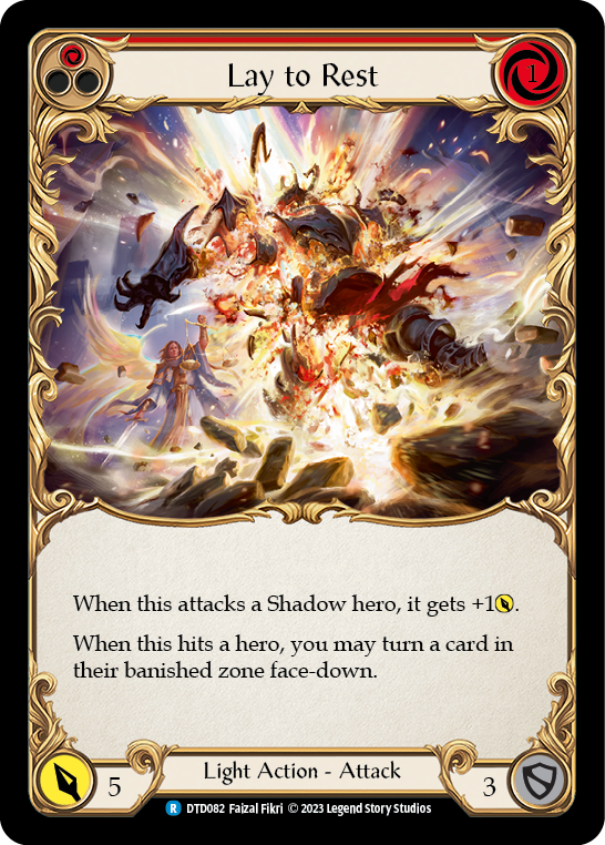 Lay to Rest (Red) [DTD082] (Dusk Till Dawn)  Rainbow Foil | RetroPlay Games