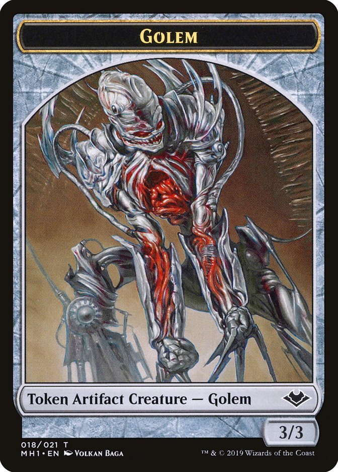 Illusion (005) // Golem (018) Double-Sided Token [Modern Horizons Tokens] | RetroPlay Games