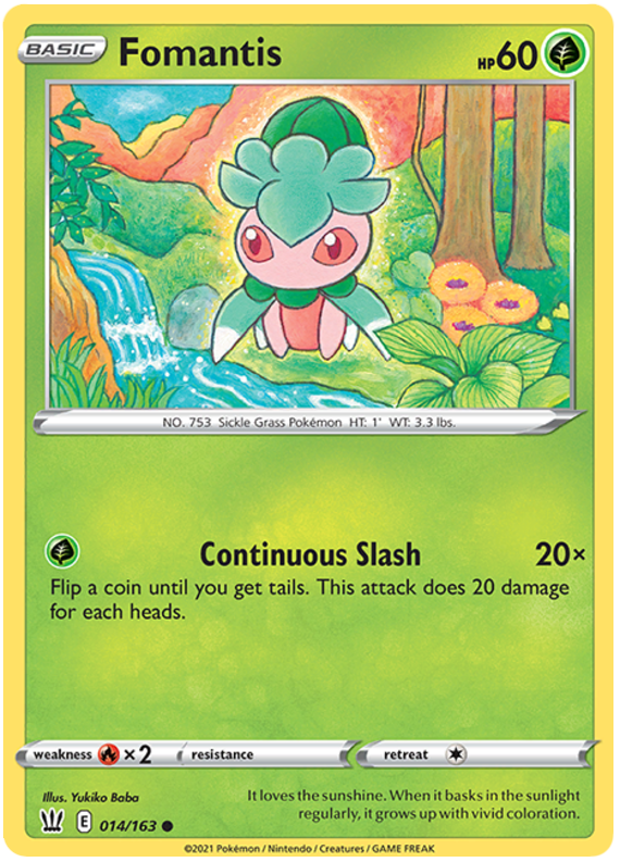 Fomantis (014/163) [Sword & Shield: Battle Styles] | RetroPlay Games