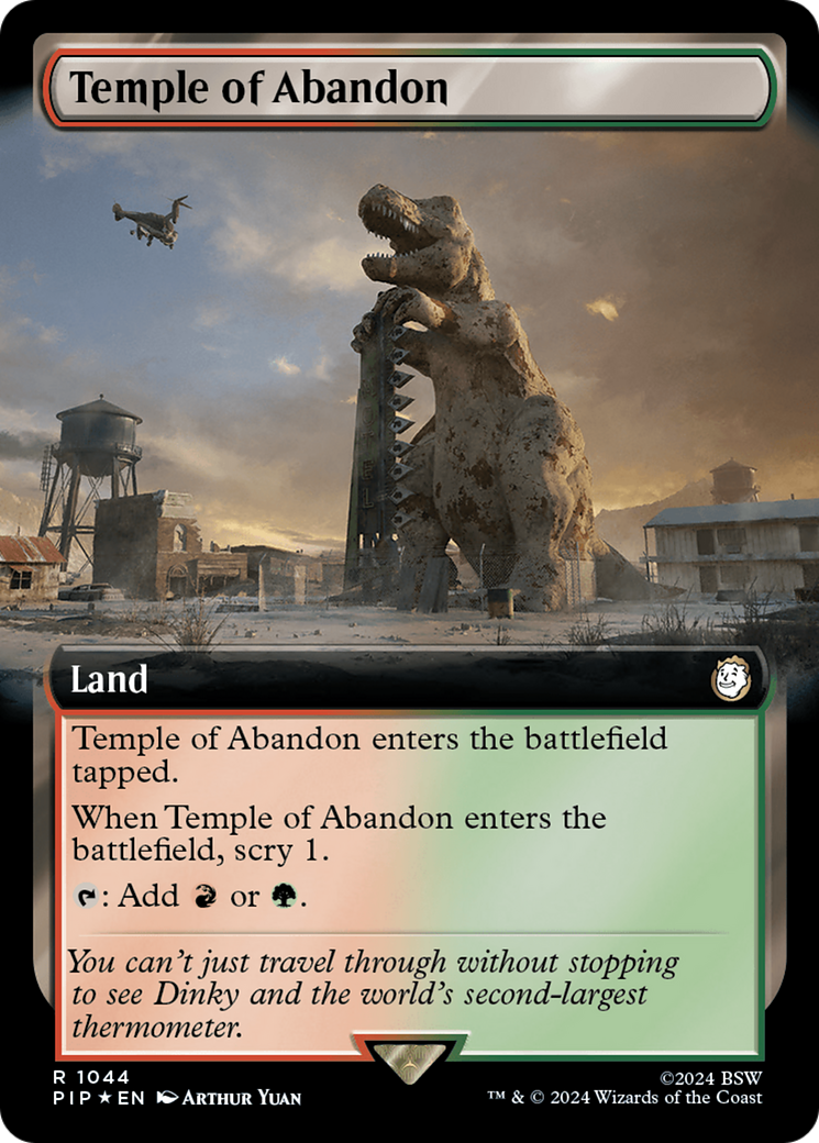 Temple of Abandon (Extended Art) (Surge Foil) [Fallout] | RetroPlay Games