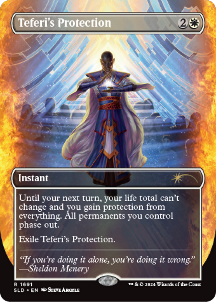 Teferi's Protection (1691) [Secret Lair: Sheldon's Spellbook] | RetroPlay Games