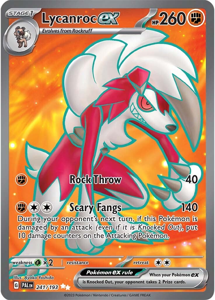 Lycanroc ex (241/193) [Scarlet & Violet: Paldea Evolved] | RetroPlay Games