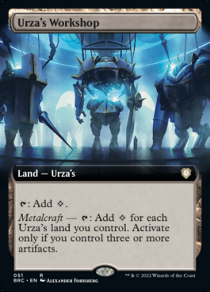 Urza's Workshop (Extended Art) [The Brothers' War Commander] | RetroPlay Games