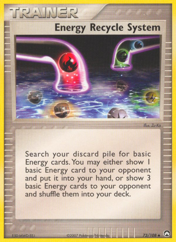 Energy Recycle System (73/108) [EX: Power Keepers] | RetroPlay Games