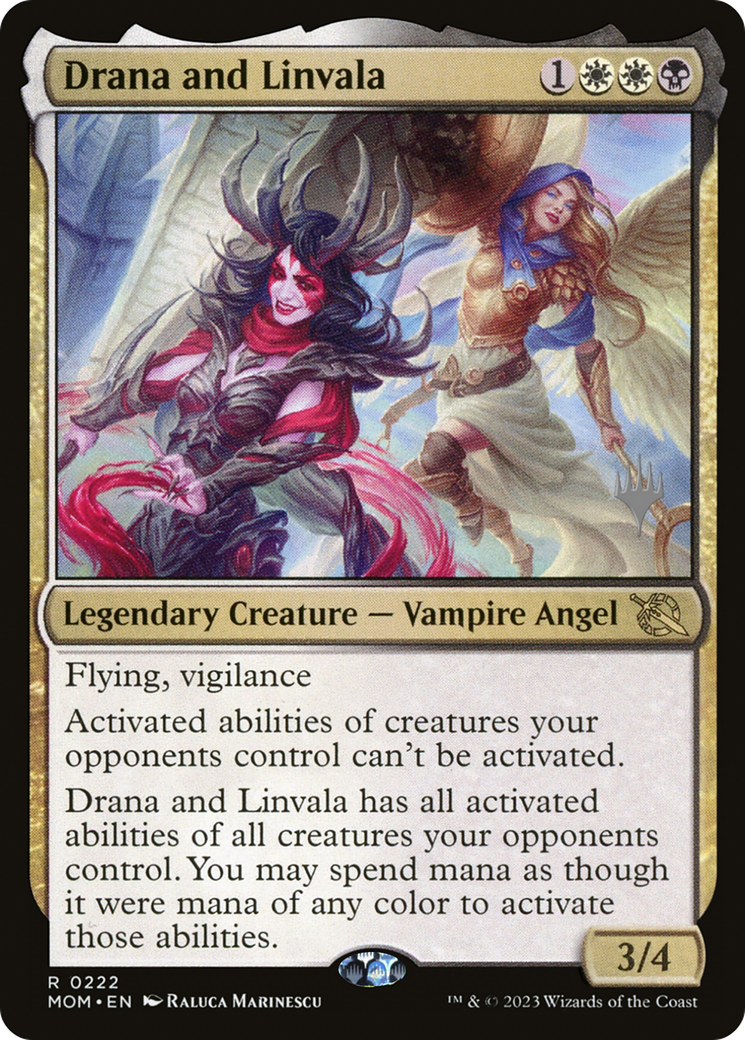 Drana and Linvala (Promo Pack) [March of the Machine Promos] | RetroPlay Games