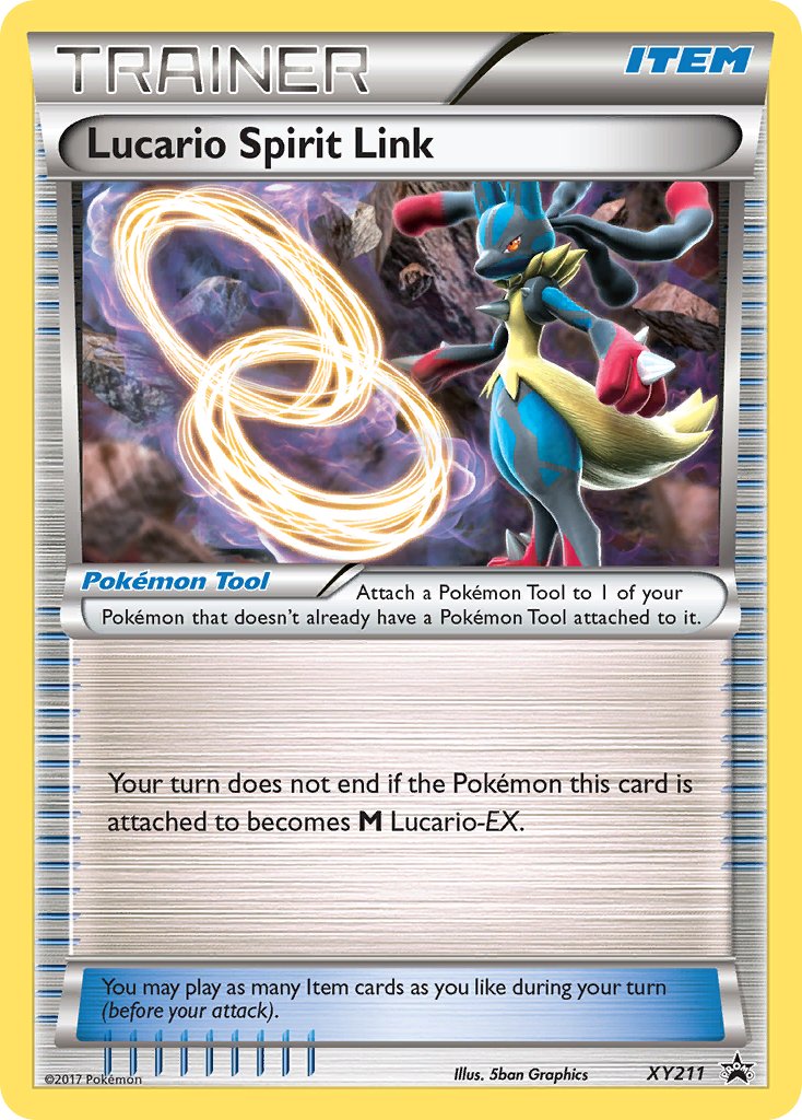 Lucario Spirit Link (XY211) [XY: Black Star Promos] | RetroPlay Games