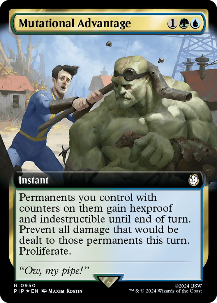 Mutational Advantage (Extended Art) (Surge Foil) [Fallout] | RetroPlay Games