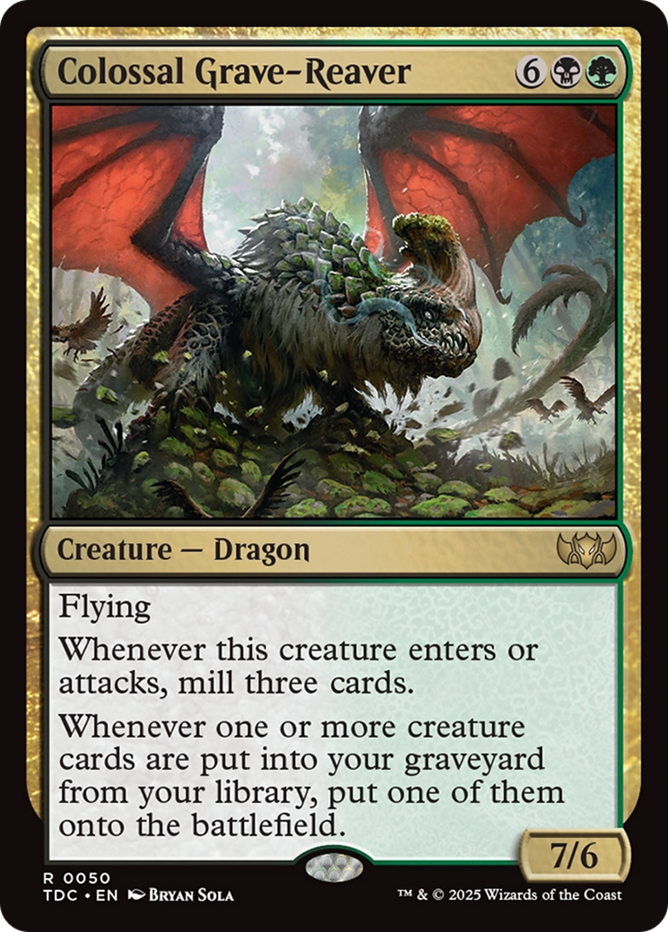 Colossal Grave-Reaver [Tarkir: Dragonstorm Commander] | RetroPlay Games