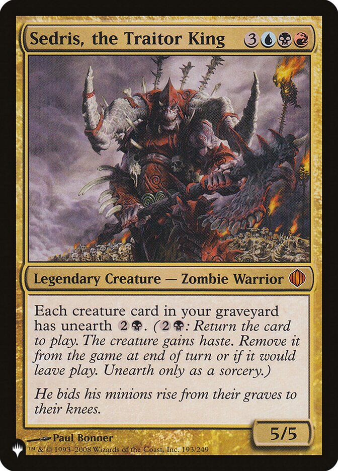 Sedris, the Traitor King [The List] | RetroPlay Games