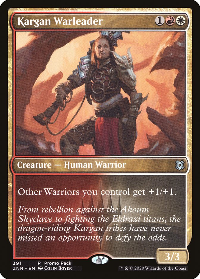Kargan Warleader (Promo Pack) [Zendikar Rising Promos] | RetroPlay Games