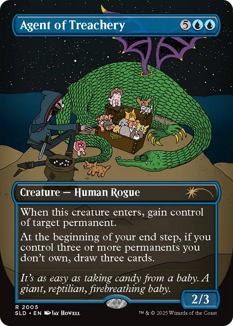 Agent of Treachery (Rainbow Foil) [Secret Lair Drop Series] | RetroPlay Games