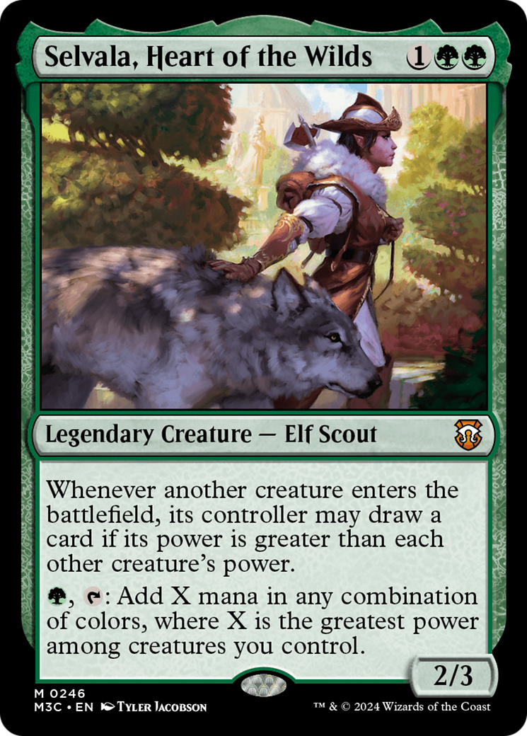 Selvala, Heart of the Wilds (Ripple Foil) [Modern Horizons 3 Commander] | RetroPlay Games