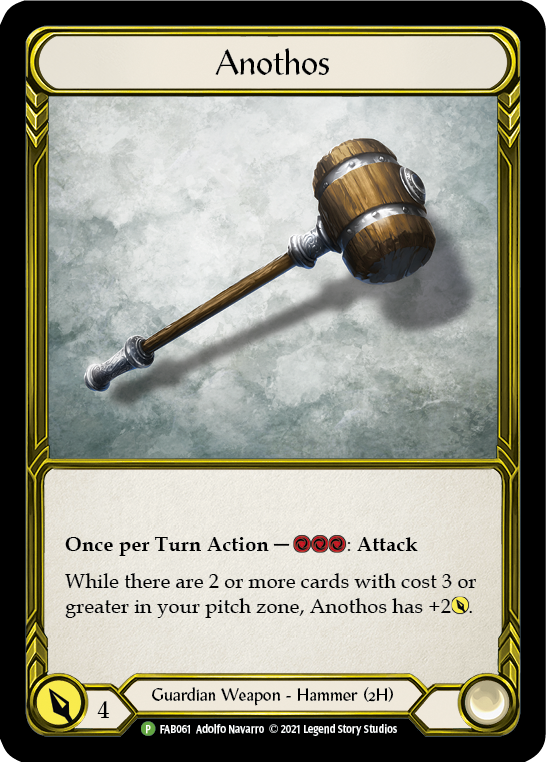 Anothos (Golden) [FAB061] (Promo)  Cold Foil | RetroPlay Games