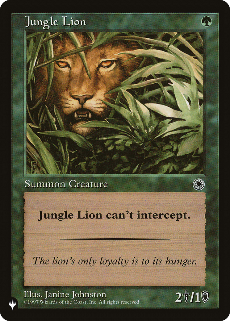 Jungle Lion [The List] | RetroPlay Games