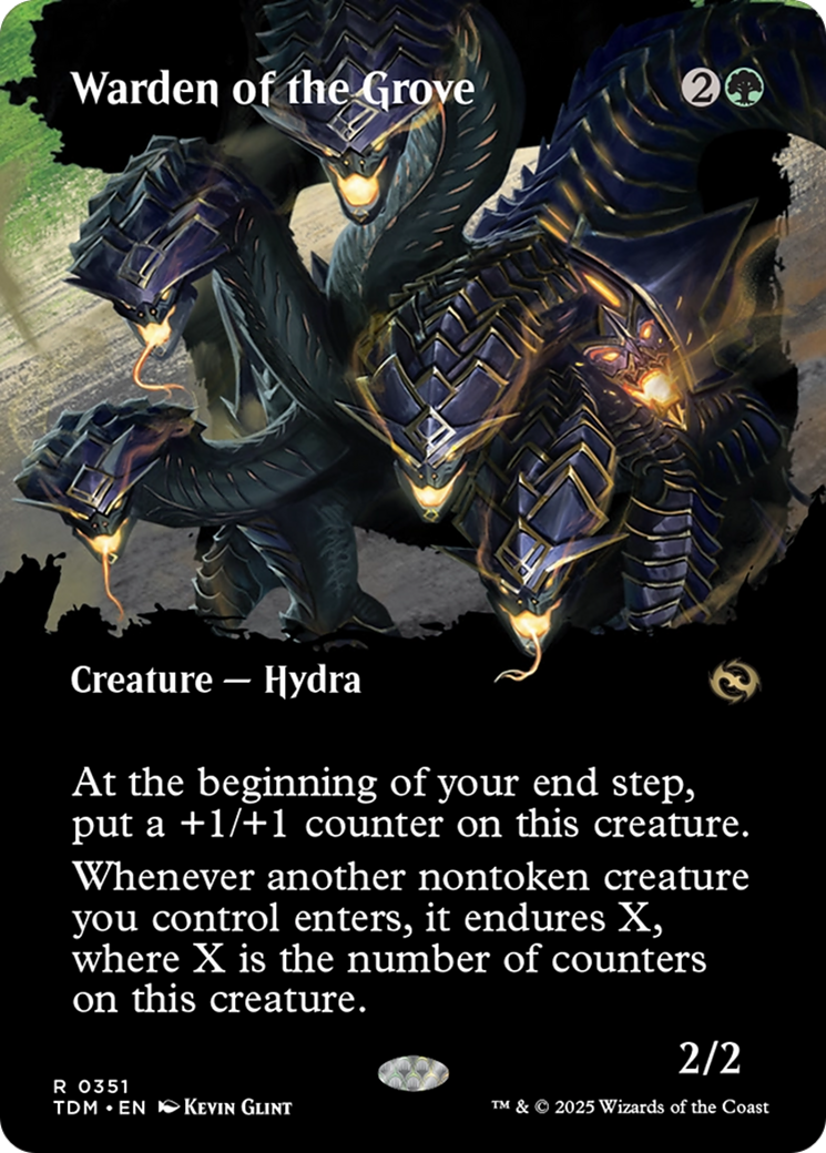 Warden of the Grove (Borderless) [Tarkir: Dragonstorm] | RetroPlay Games