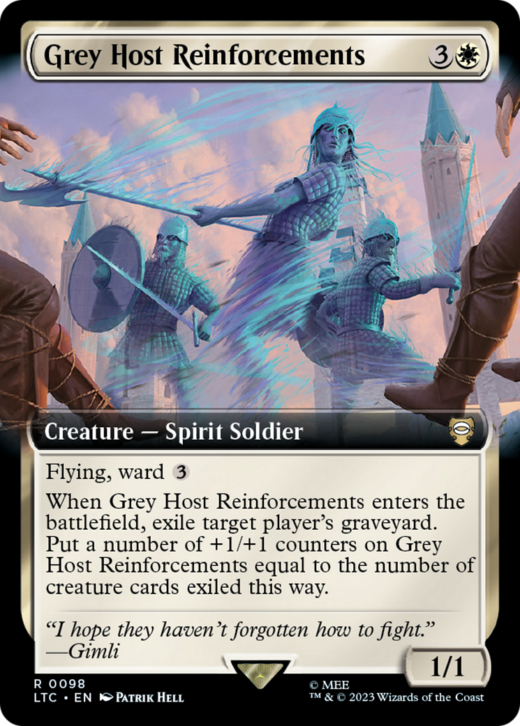 Grey Host Reinforcements (Extended Art) [The Lord of the Rings: Tales of Middle-Earth Commander] | RetroPlay Games