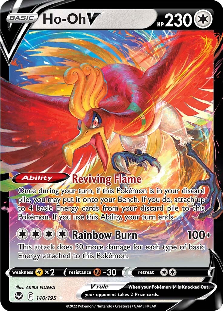 Ho-oh V (140/195) [Sword & Shield: Silver Tempest] | RetroPlay Games