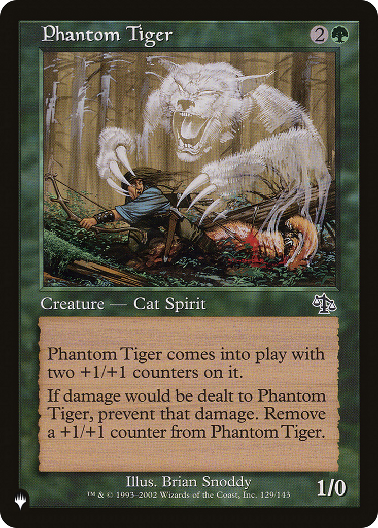 Phantom Tiger [The List Reprints] | RetroPlay Games