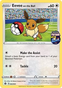 Eevee on the Ball (002/005) [Miscellaneous Cards] | RetroPlay Games