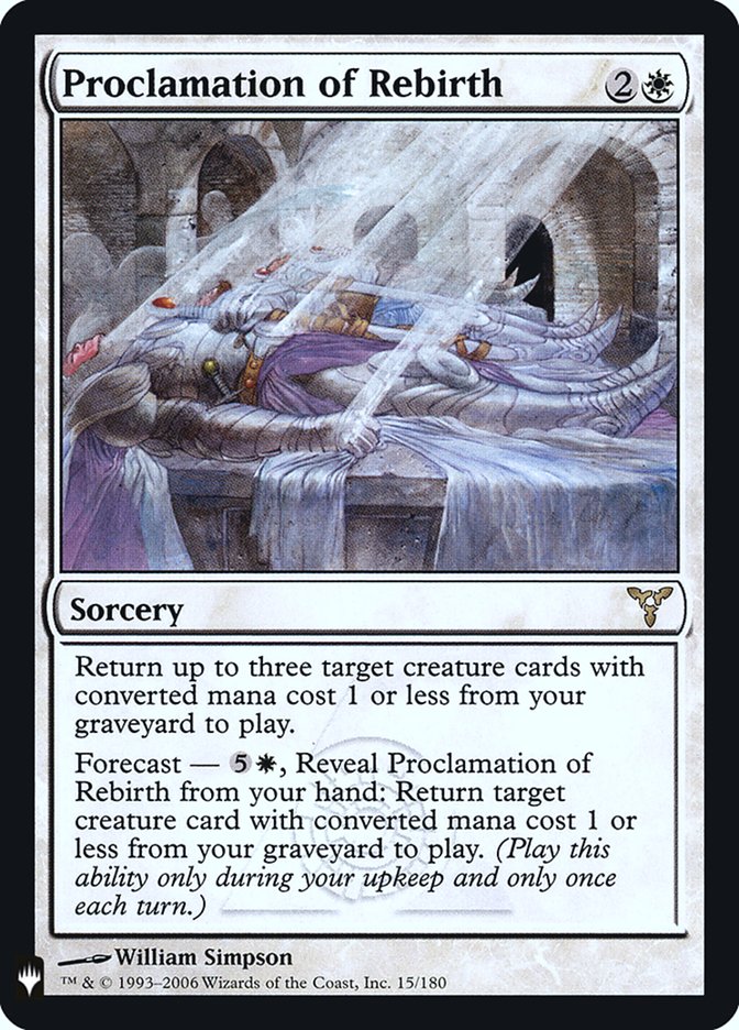 Proclamation of Rebirth [Mystery Booster] | RetroPlay Games