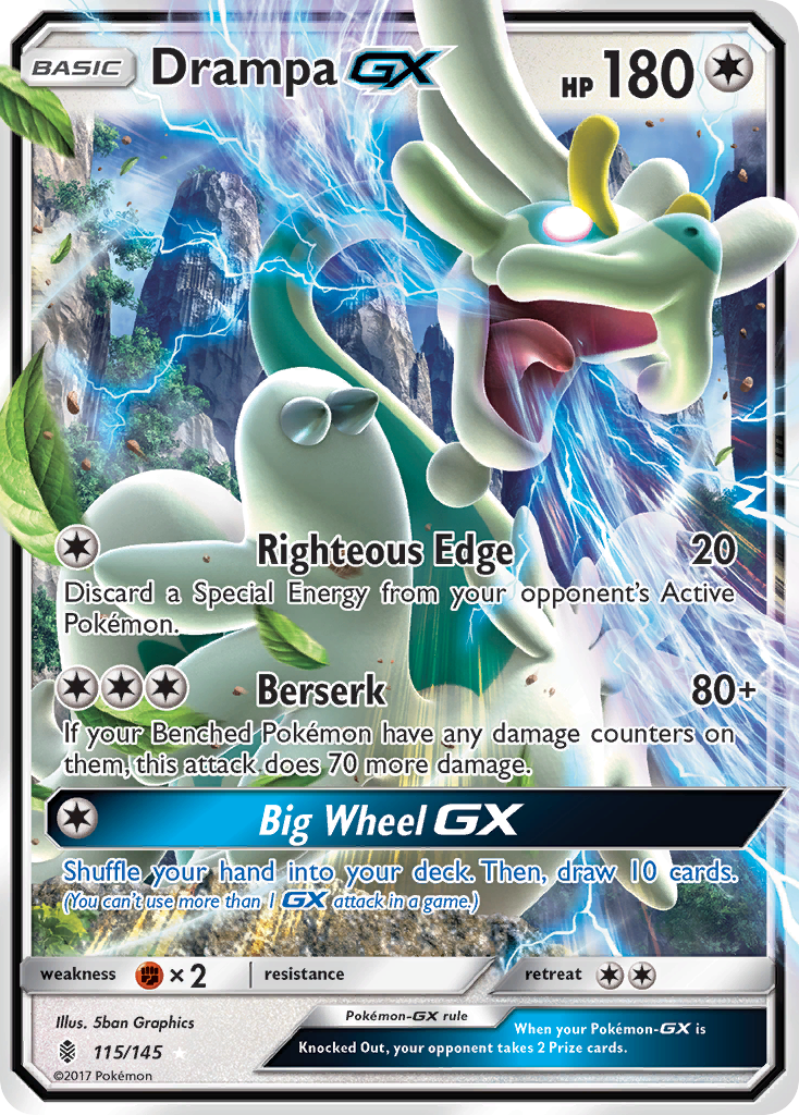 Drampa GX (115/145) [Sun & Moon: Guardians Rising] | RetroPlay Games