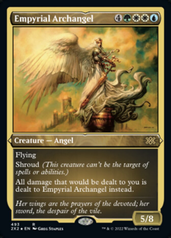 Empyrial Archangel (Foil Etched) [Double Masters 2022] | RetroPlay Games