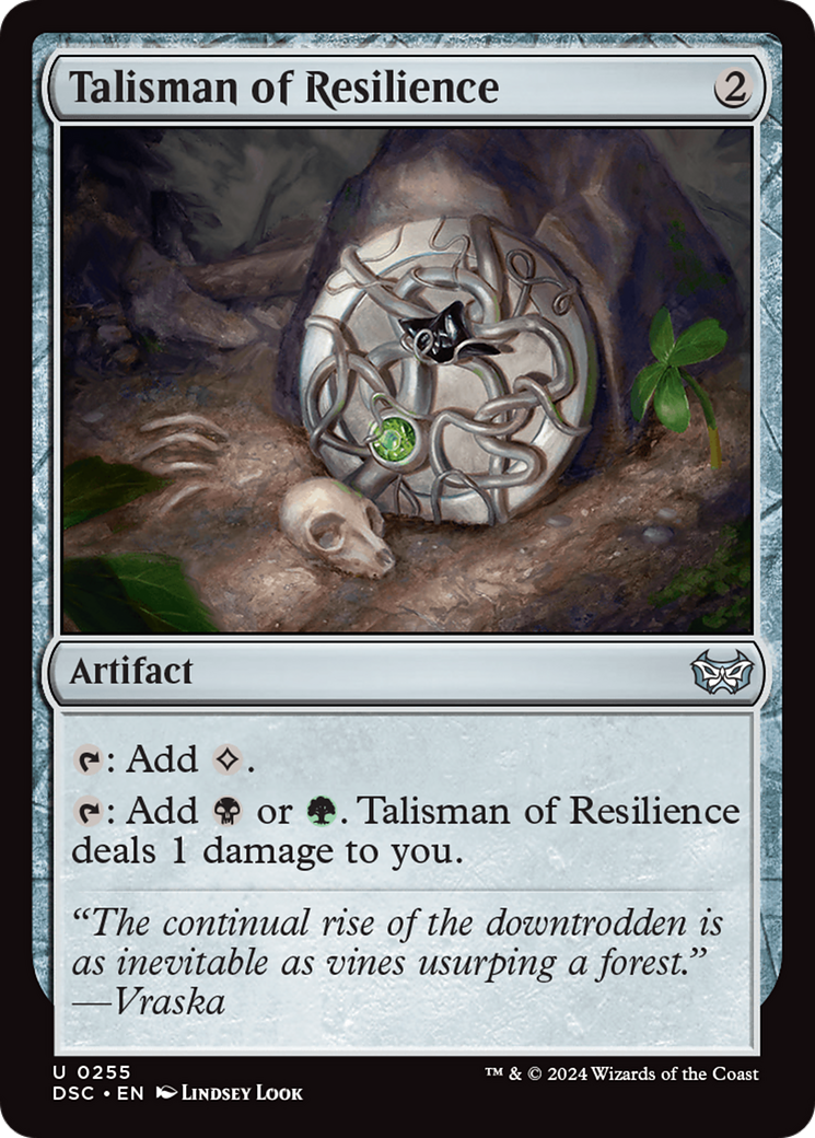 Talisman of Resilience [Duskmourn: House of Horror Commander] | RetroPlay Games