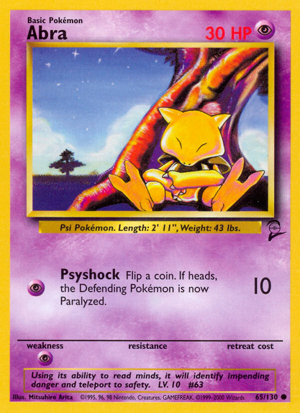 Abra (65/130) [Base Set 2] | RetroPlay Games