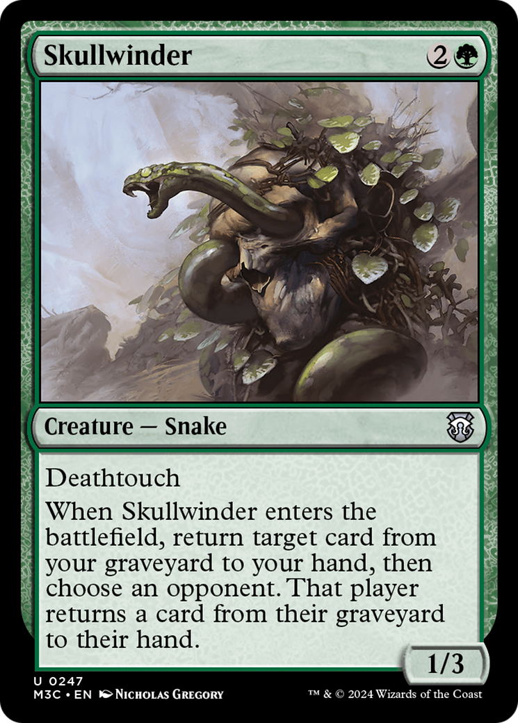 Skullwinder (Ripple Foil) [Modern Horizons 3 Commander] | RetroPlay Games