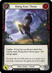 Rising Knee Thrust (Yellow) [U-WTR105] (Welcome to Rathe Unlimited)  Unlimited Rainbow Foil | RetroPlay Games