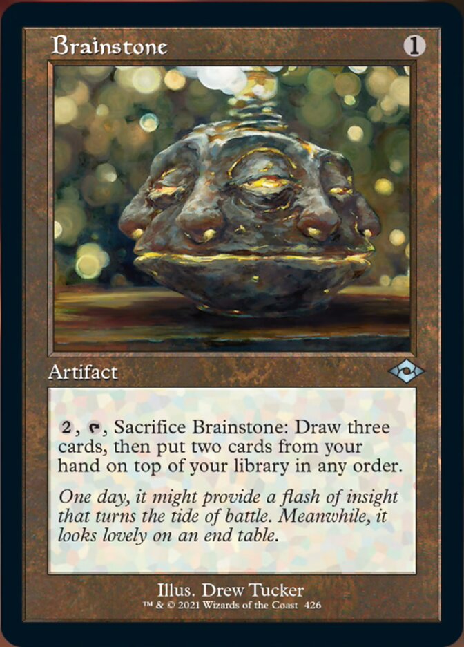 Brainstone (Retro Foil Etched) [Modern Horizons 2] | RetroPlay Games