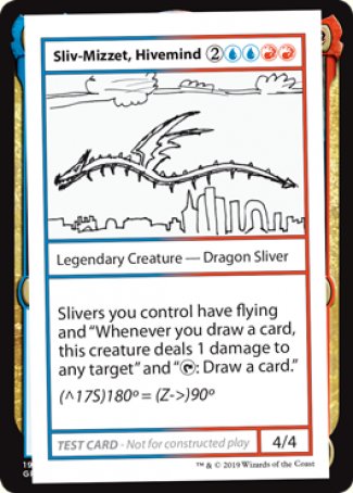 Sliv-Mizzet, Hivemind (2021 Edition) [Mystery Booster Playtest Cards] | RetroPlay Games