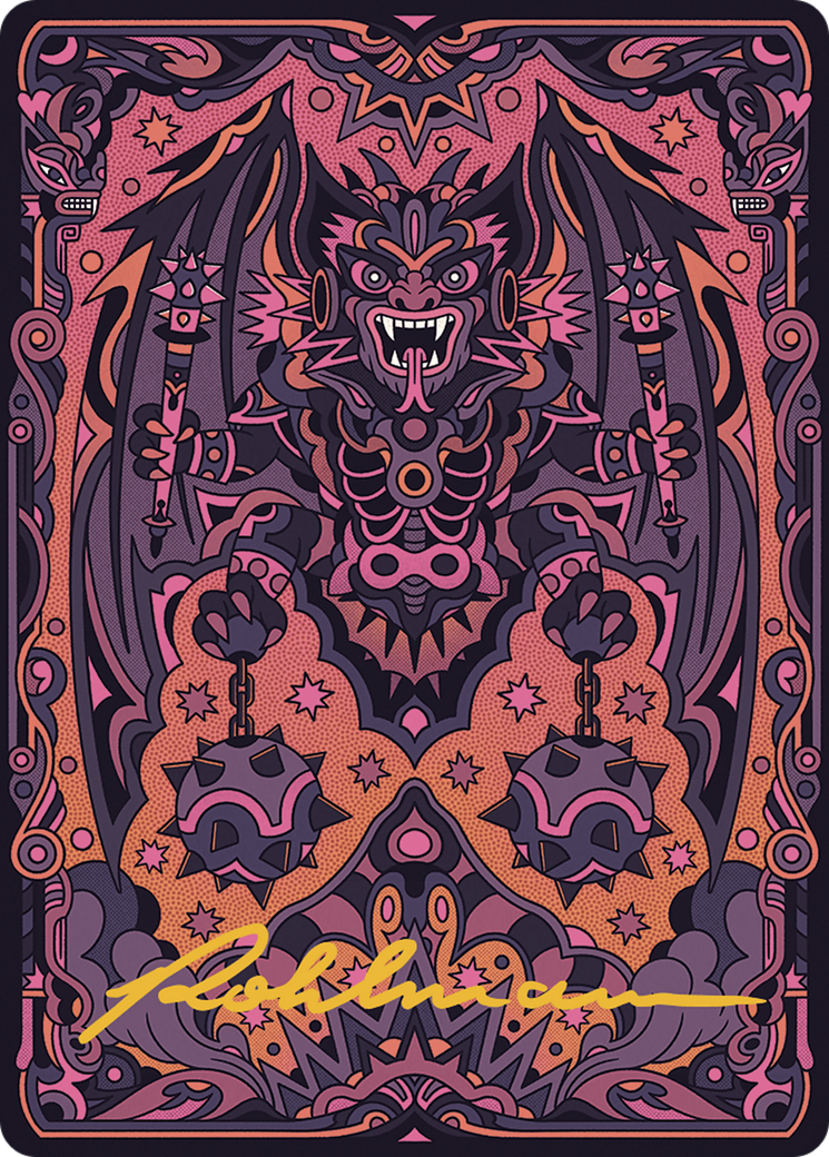 Bloodletter of Aclazotz Art Card (61/81) (Gold-Stamped Signature) [The Lost Caverns of Ixalan Art Series] | RetroPlay Games