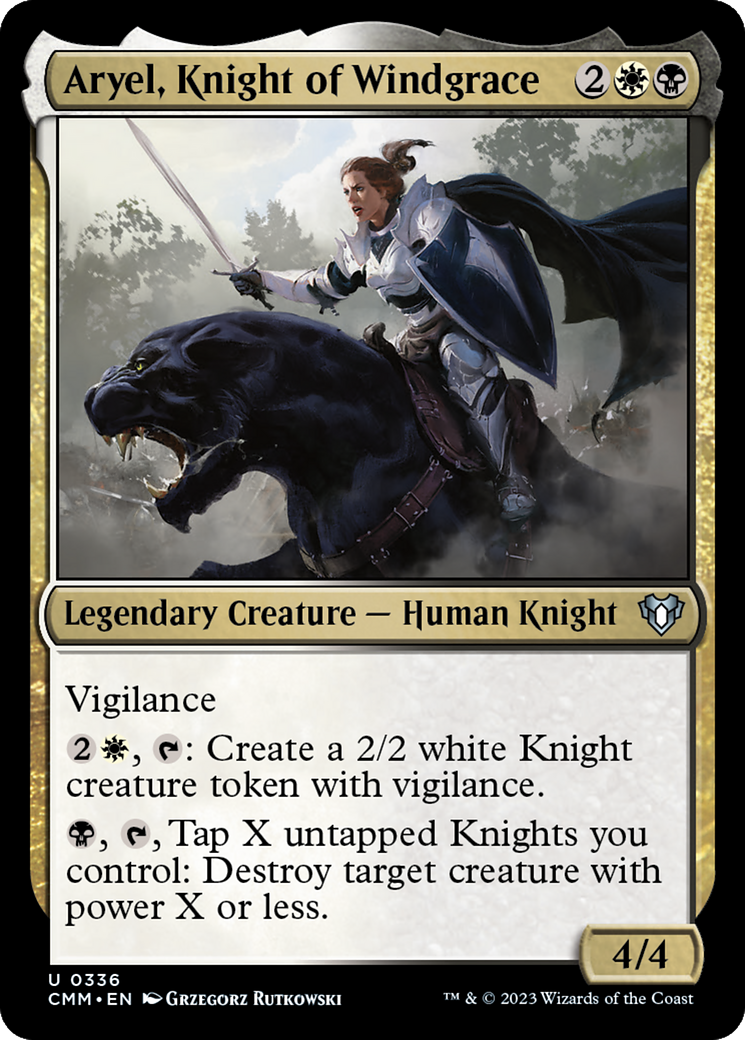 Aryel, Knight of Windgrace [Commander Masters] | RetroPlay Games