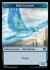 Thopter // Bird Illusion Double-Sided Token [Commander Masters Tokens] | RetroPlay Games