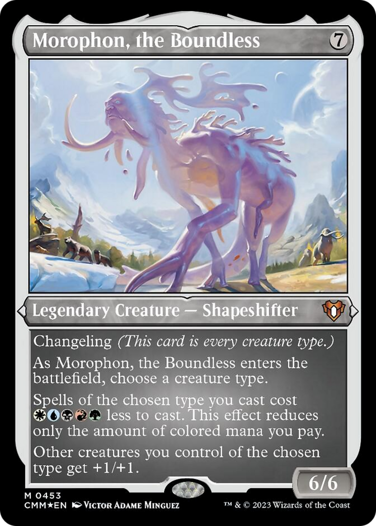 Morophon, the Boundless (Foil Etched) [Commander Masters] | RetroPlay Games