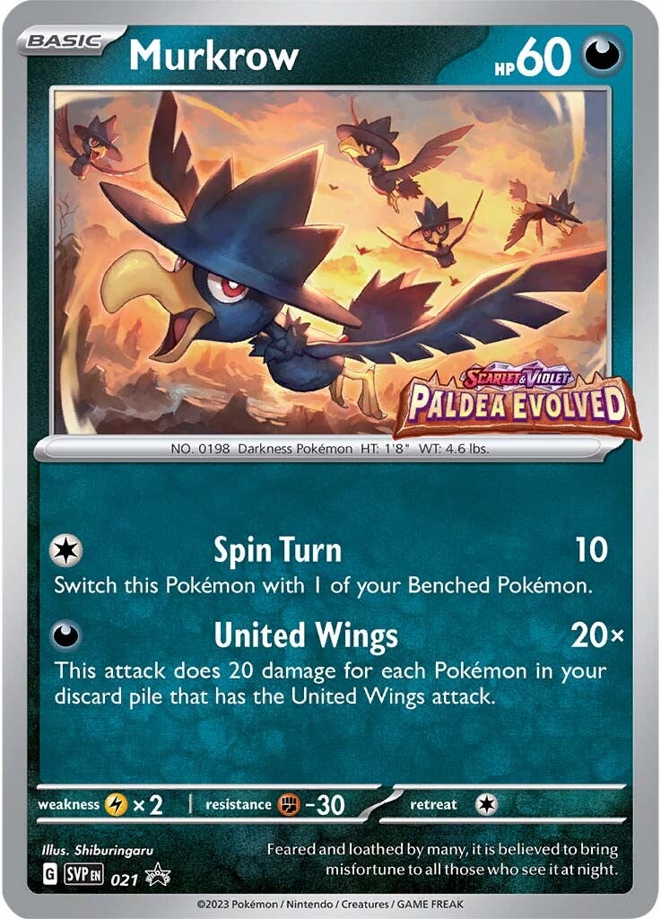 Murkrow (021) [Scarlet & Violet: Black Star Promos] | RetroPlay Games