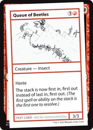 Queue of Beetles (2021 Edition) [Mystery Booster Playtest Cards] | RetroPlay Games