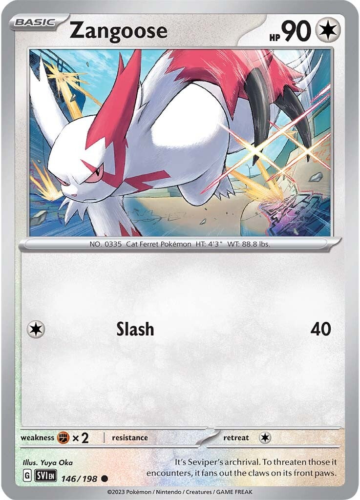 Zangoose (146/198) [Scarlet & Violet: Base Set] | RetroPlay Games