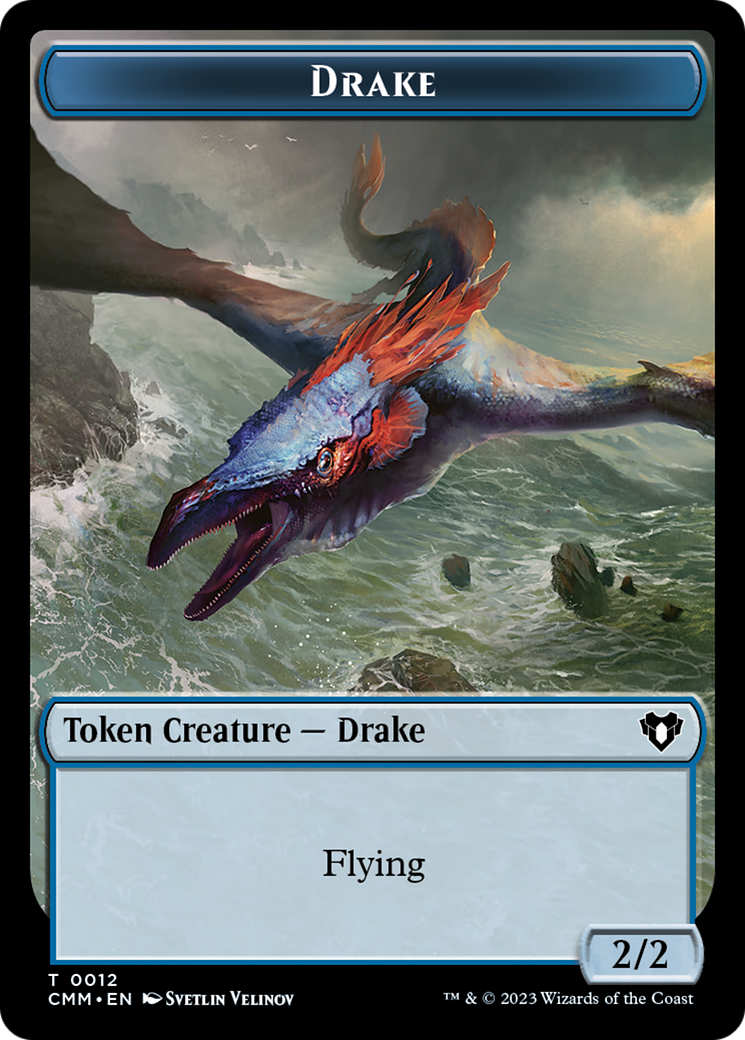 Eldrazi Scion // Drake Double-Sided Token [Commander Masters Tokens] | RetroPlay Games