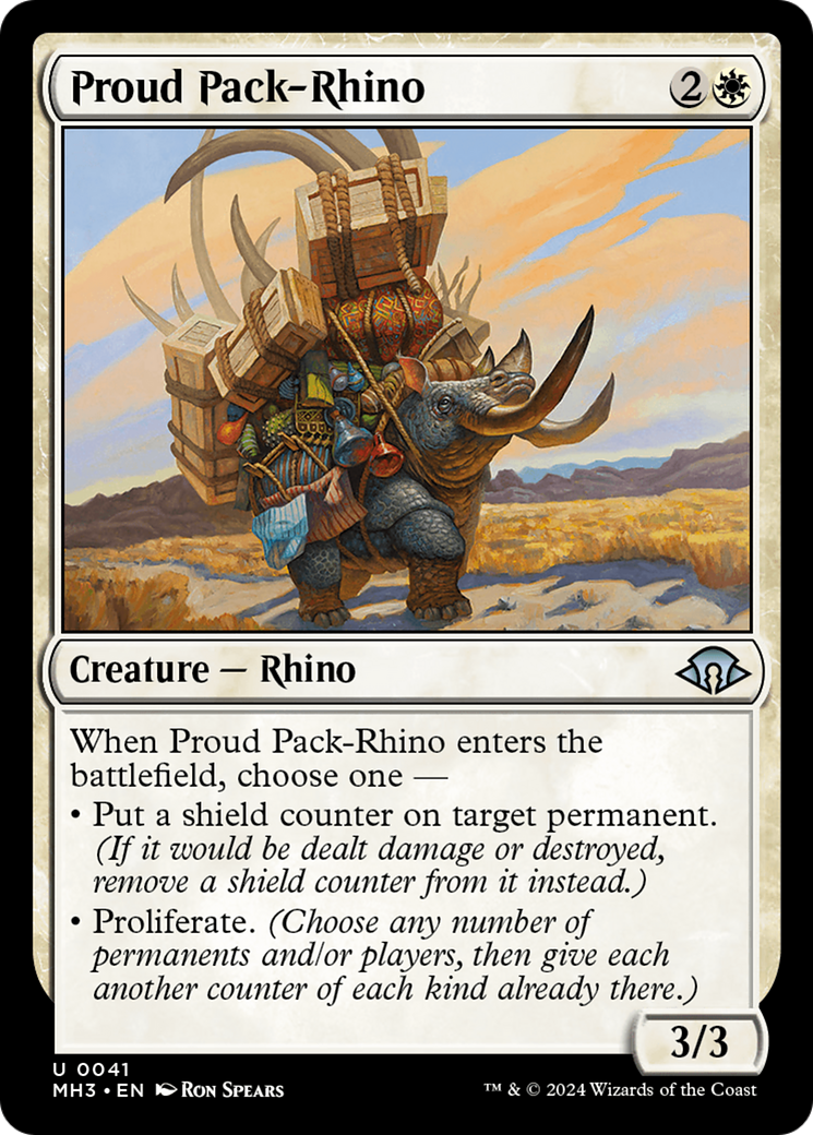 Proud Pack-Rhino [Modern Horizons 3] | RetroPlay Games