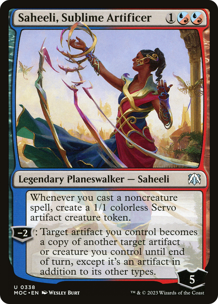 Saheeli, Sublime Artificer [March of the Machine Commander] | RetroPlay Games