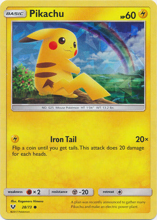 Pikachu (28/73) (Cracked Ice Holo) [Miscellaneous Cards] | RetroPlay Games