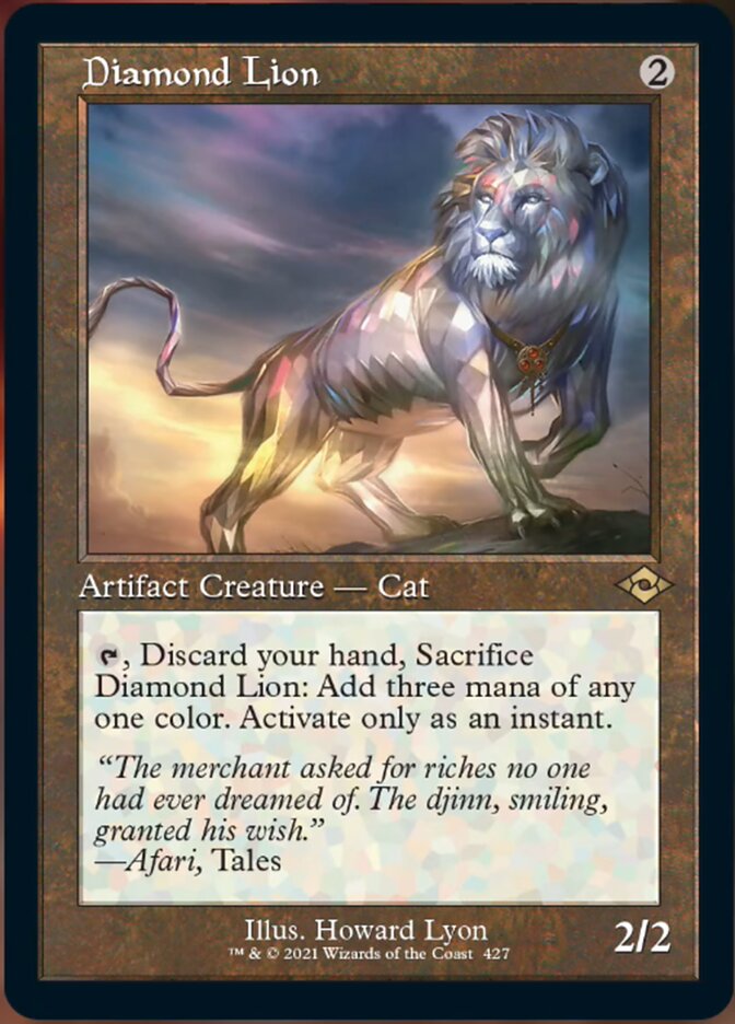 Diamond Lion (Retro Foil Etched) [Modern Horizons 2] | RetroPlay Games