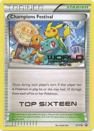 Champions Festival 2016 Top Sixteen (XY176) [XY: Black Star Promos] | RetroPlay Games