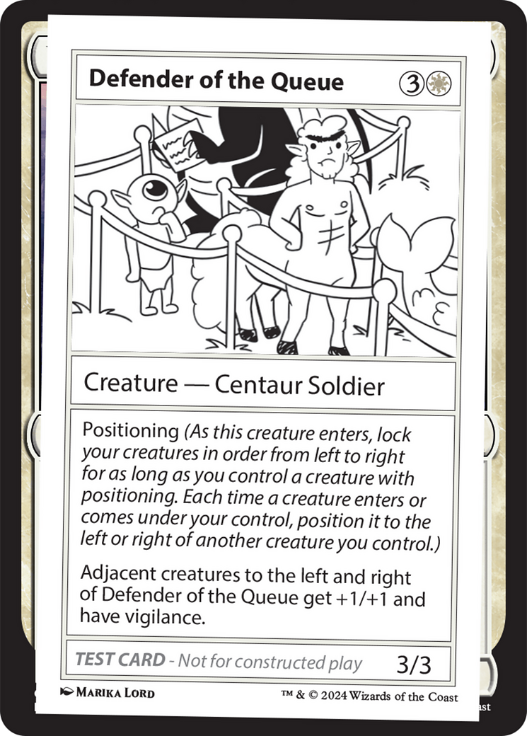 Defender of the Queue [Mystery Booster 2 Playtest Cards] | RetroPlay Games