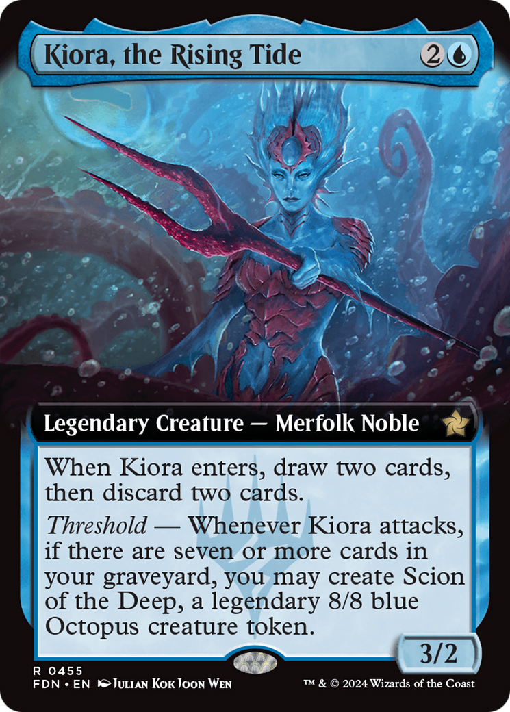 Kiora, the Rising Tide (Extended Art) [Foundations] | RetroPlay Games