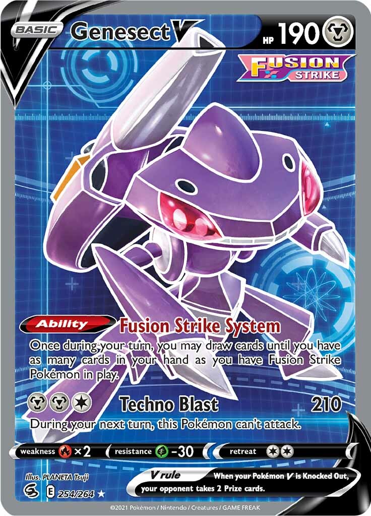 Genesect V (254/264) [Sword & Shield: Fusion Strike] | RetroPlay Games