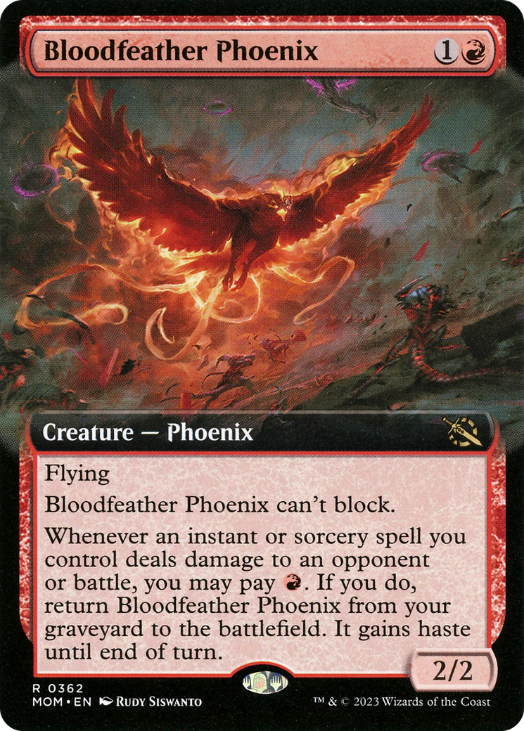 Bloodfeather Phoenix (Extended Art) [March of the Machine] | RetroPlay Games
