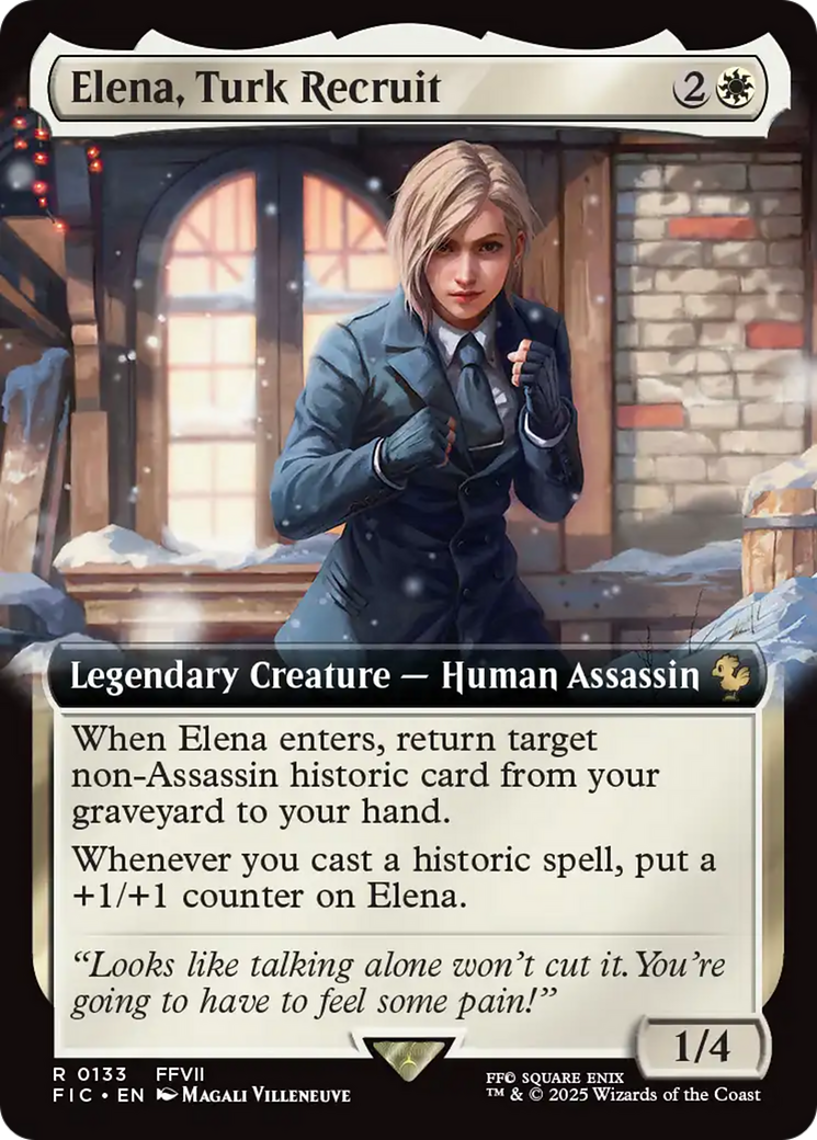 Elena, Turk Recruit (Extended Art) [FINAL FANTASY Commander] | RetroPlay Games